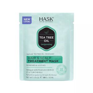 Hask Tea Tree Oil & Rosemary Hair Scalp Treatment Mask 1.75oz - Lot of 2…